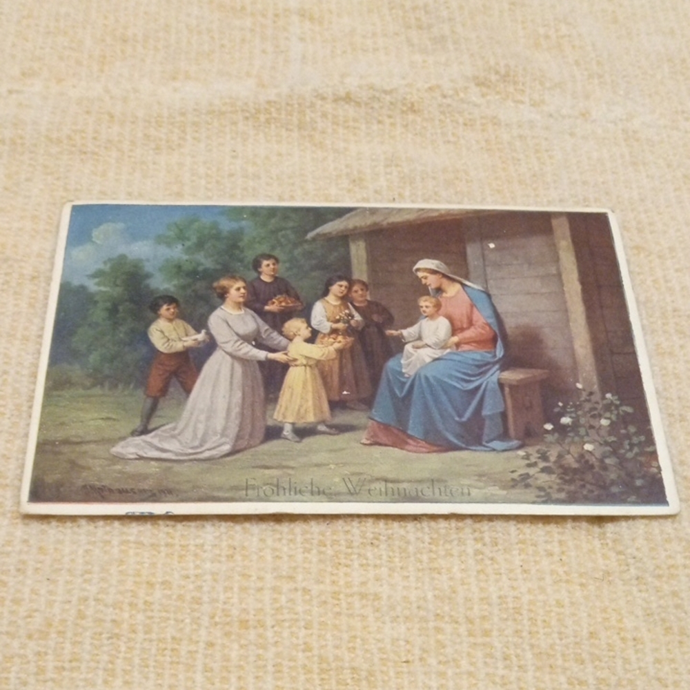 1900s Antique Religious Postcard
